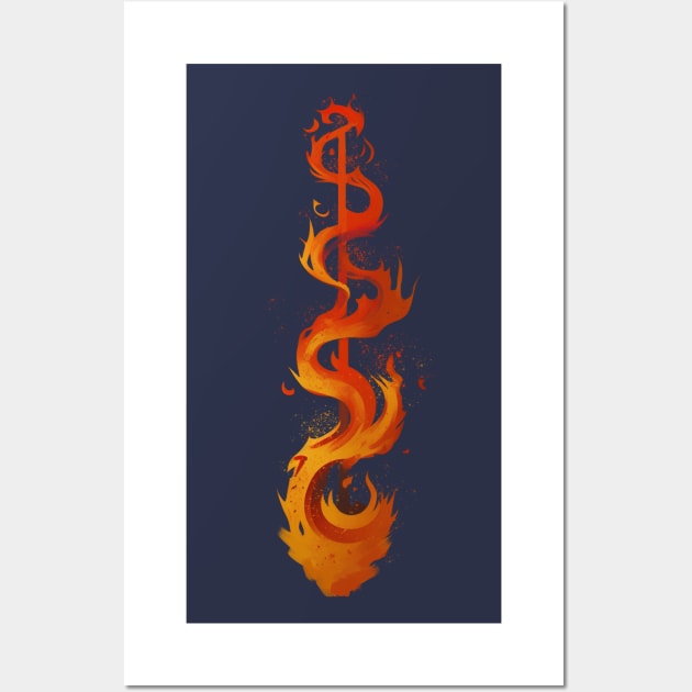 [Possible] Official Yellow [Fire] Sign [004] Wall Art by tfernandesart